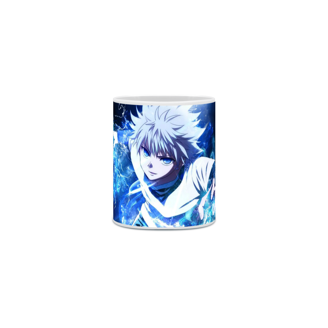 Caneca Porcelanato Personalizada Anime HunterXHunter Killua