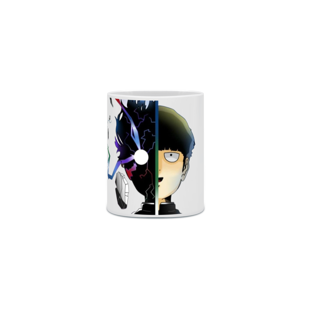 Caneca Porcelanato Personalizada Anime Mob Psycho 100