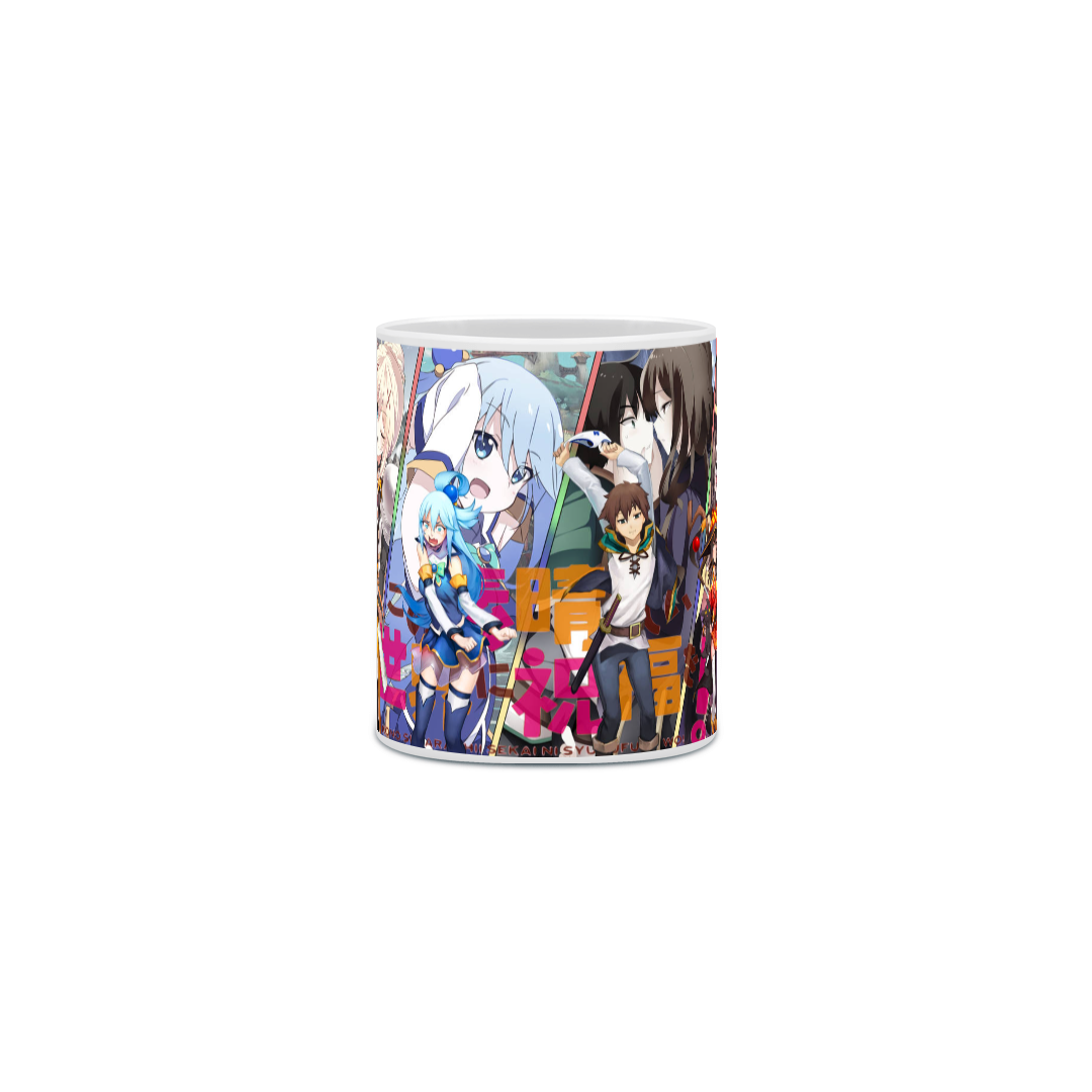 Caneca Porcelanato Personalizada Anime Konosuba