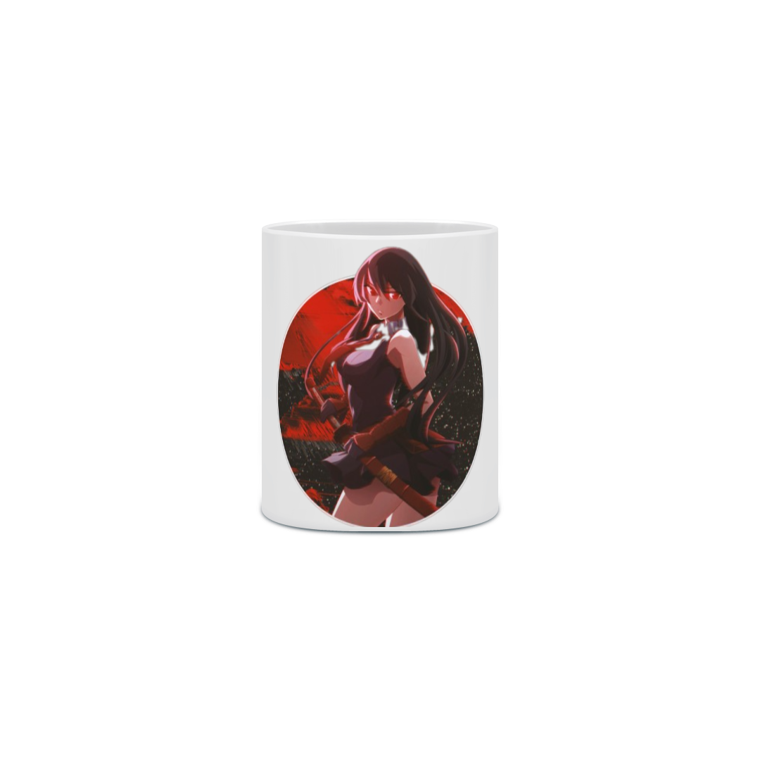 Caneca Porcelanato Personalizada Anime Akame ga Kill 