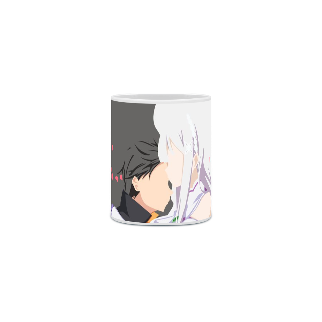 Caneca Porcelanato Personalizada Anime Re:zero