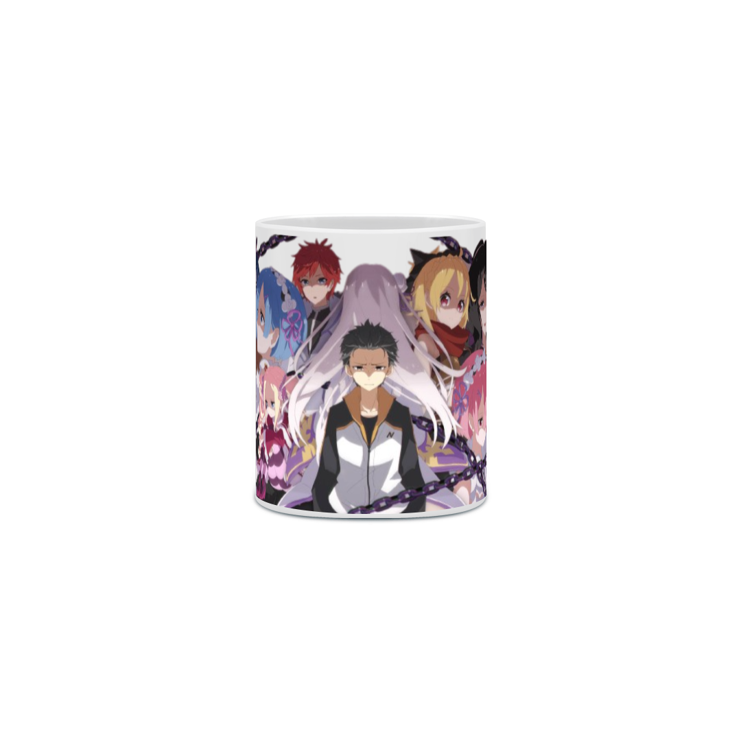 Caneca Porcelanato Personalizada Anime Re:zero