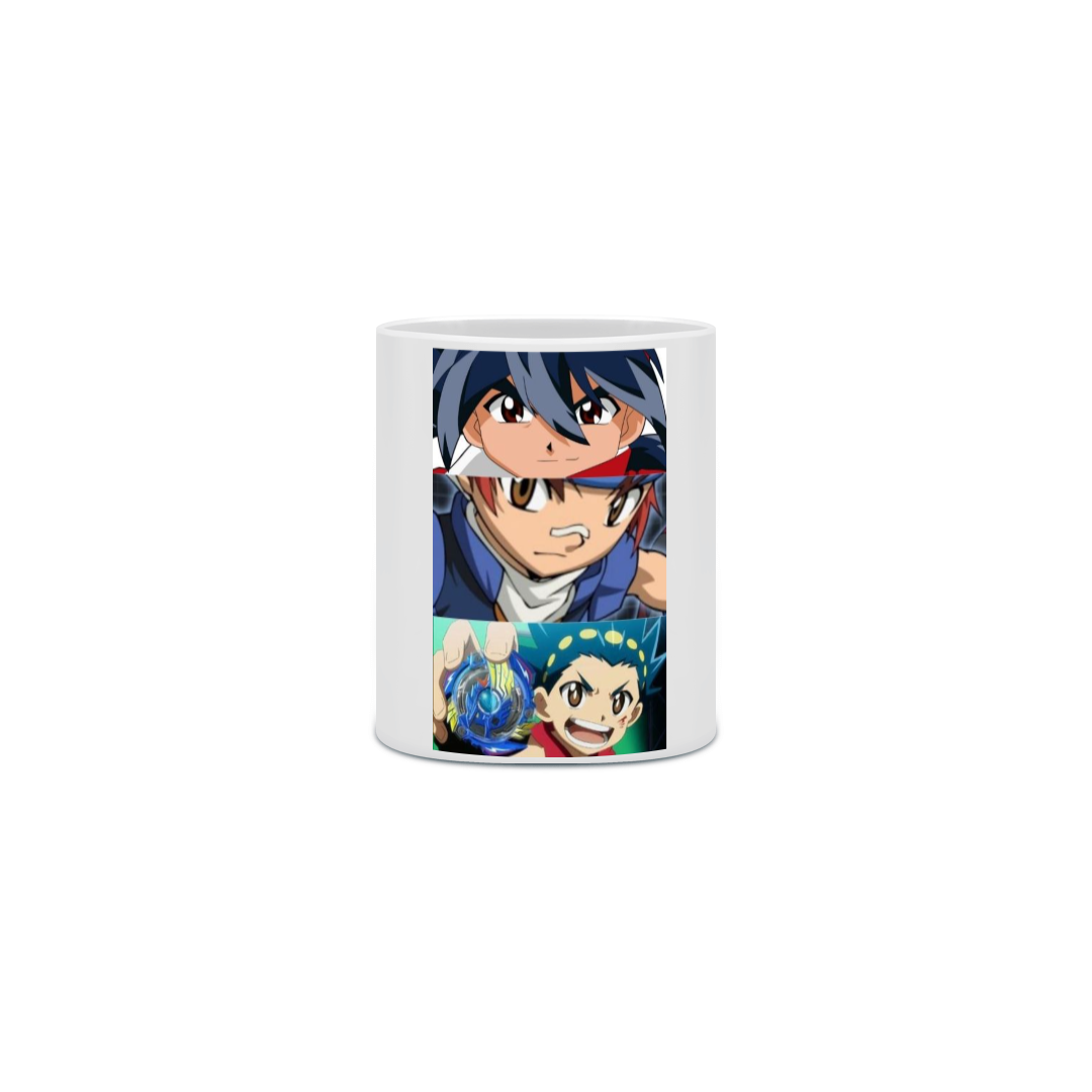 Caneca Porcelanato Personalizada Anime Beyblade