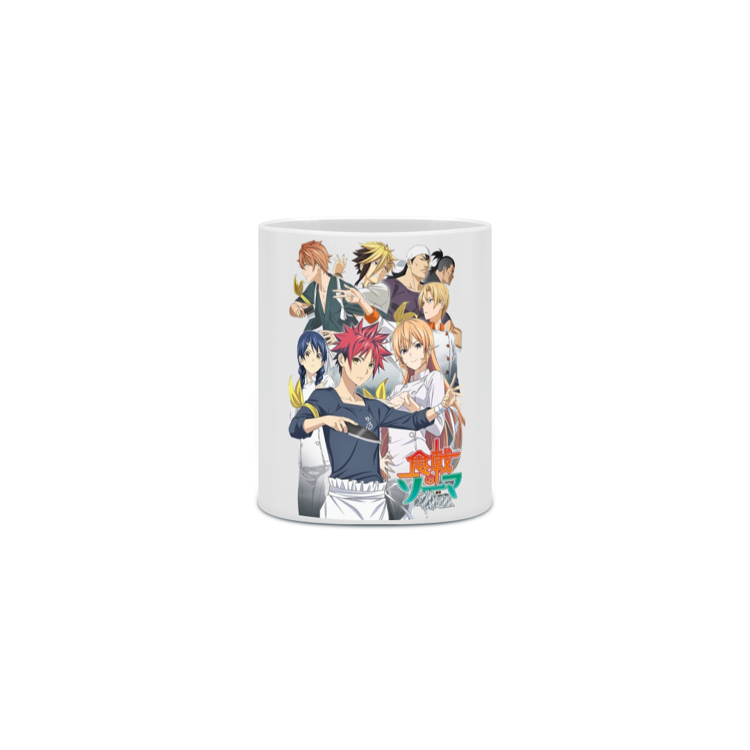 Caneca Porcelanato Personalizada Anime Shokugeki no Souma