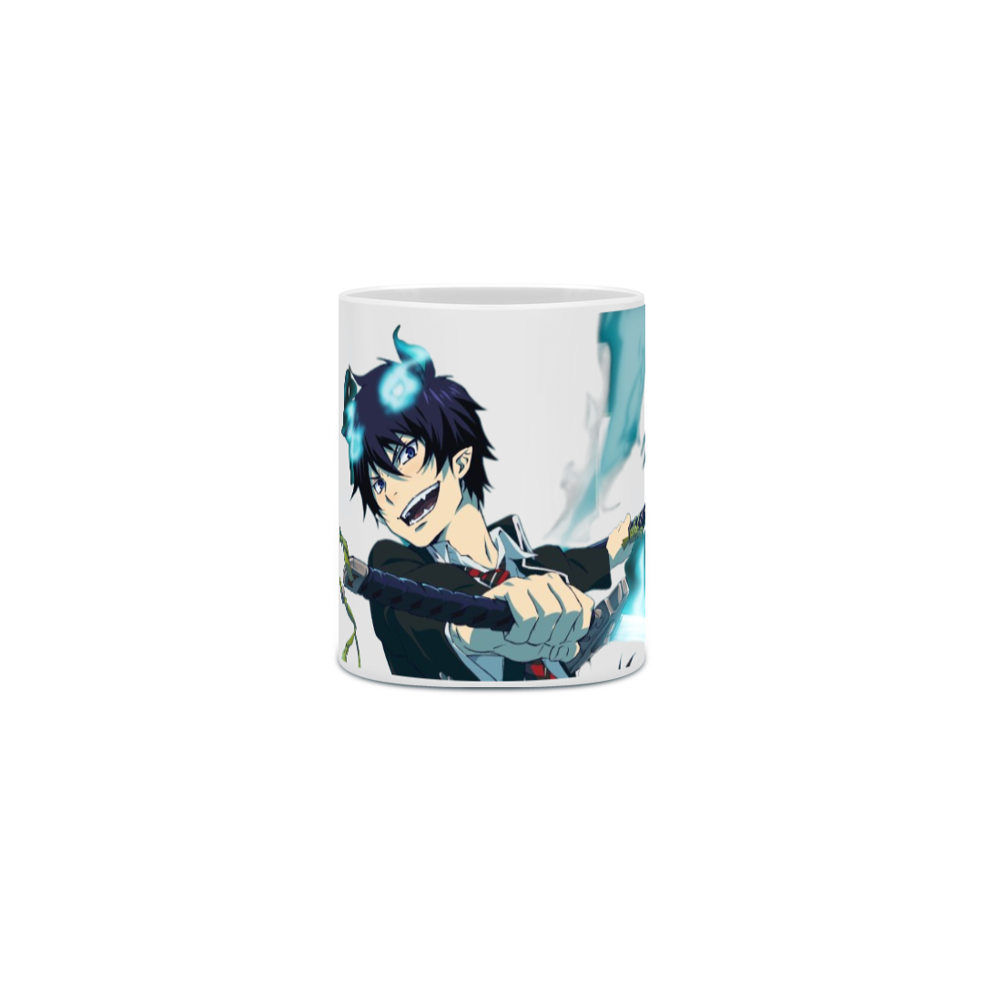 Caneca Porcelanato Personalizada Anime Ao no Exorcist Rin Okumura