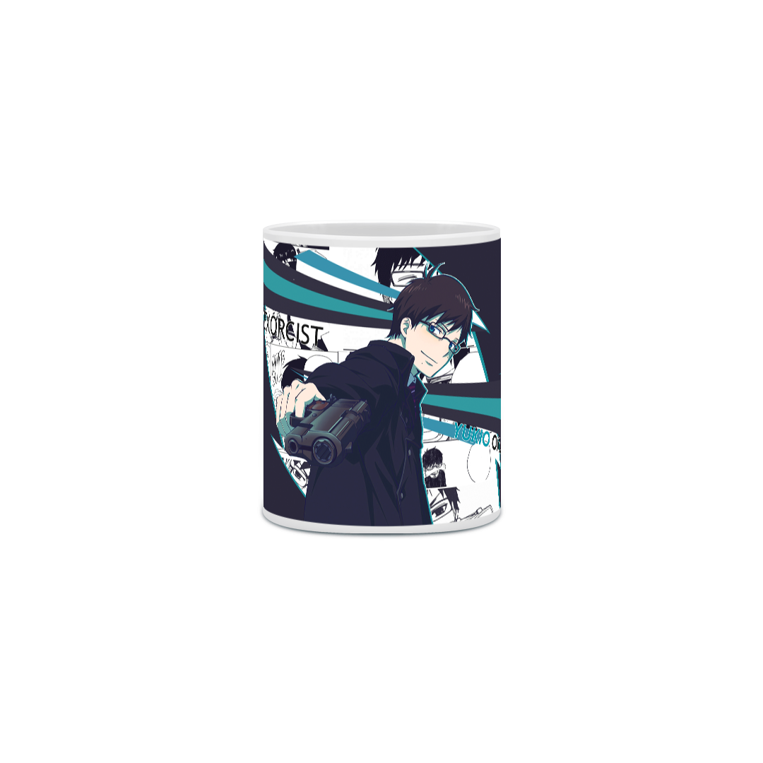 Caneca Porcelanato Personalizada Anime Blue Exorcist Yukio Okumura