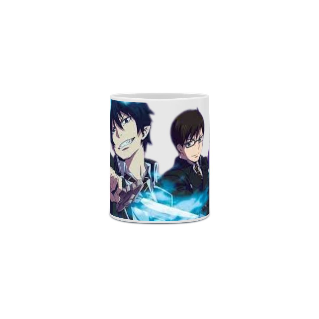 Caneca Porcelanato Personalizada Anime Ao no Exorcist