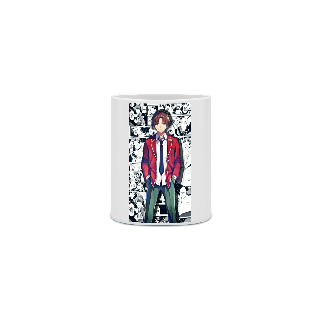 Caneca Porcelanato Personalizada Anime Classroom of the Elite Ayanokoji