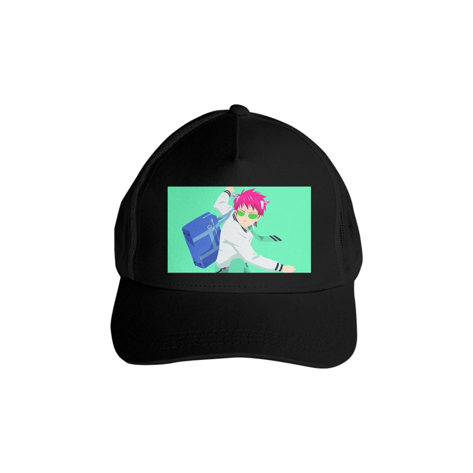 Boné Americano Trucker Anime Saiki Kusuo