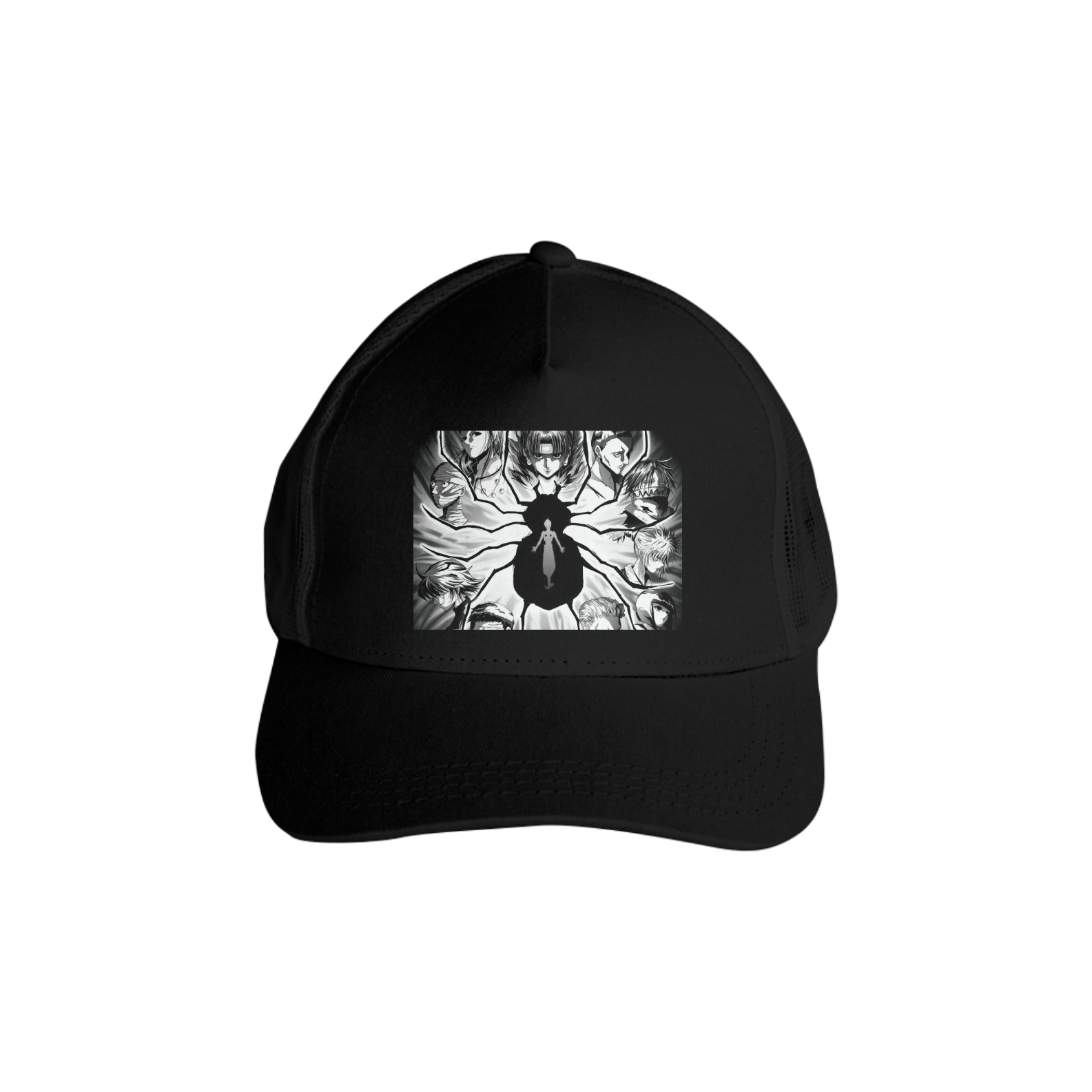 Boné Americano Trucker Anime Hunter Hunter Trupe Fantasma