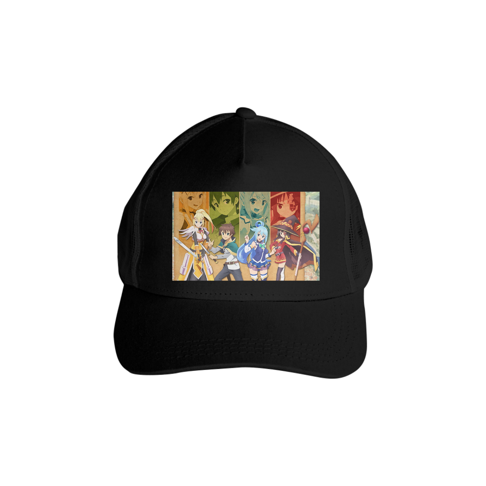 Boné Americano Trucker Anime Konosuba