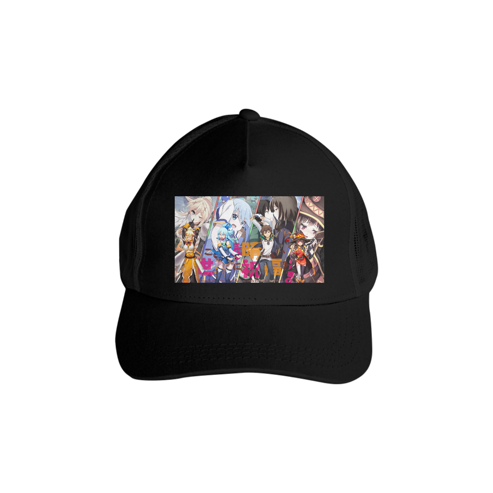 Boné Americano Trucker Anime Konosuba