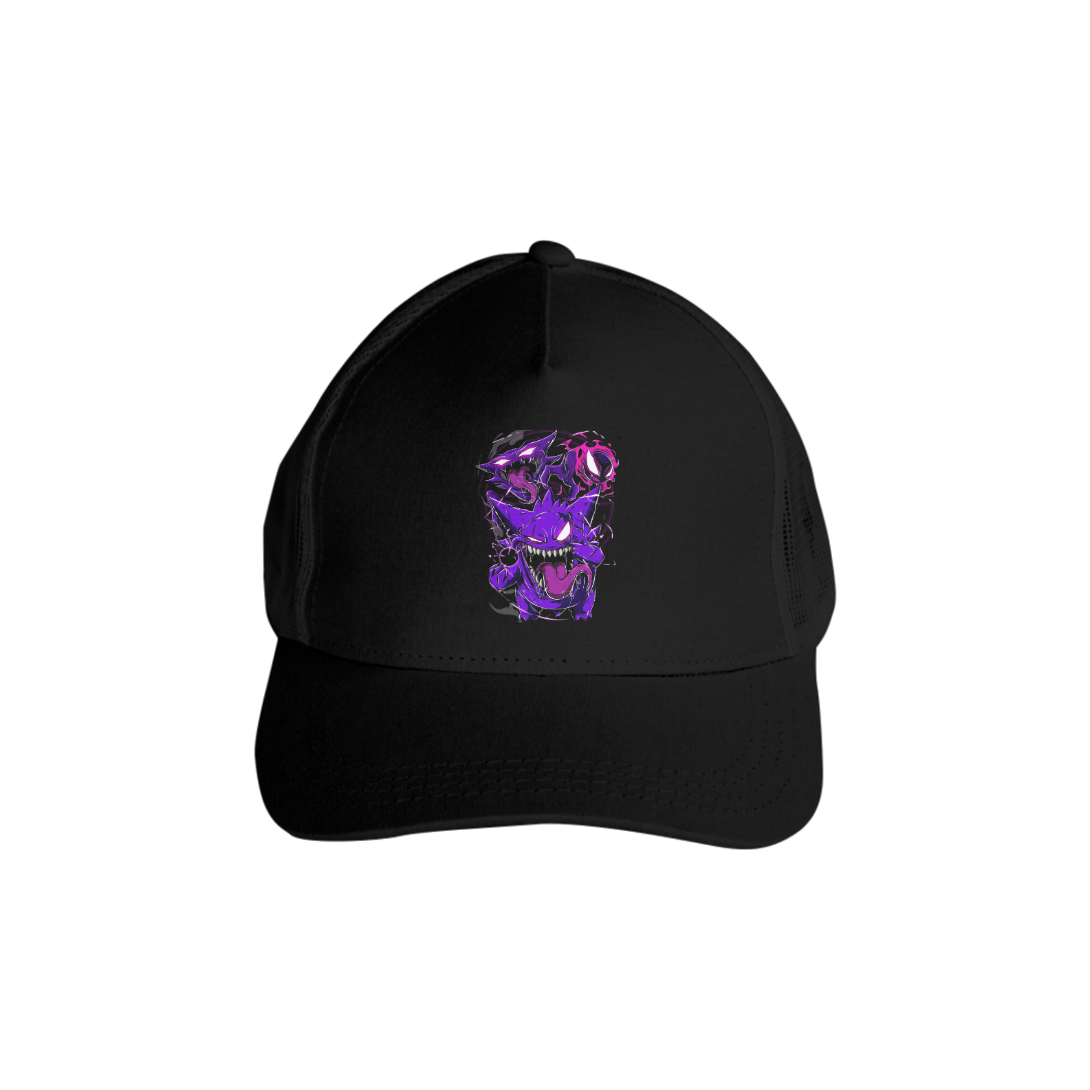 Boné Americano Trucker Anime Pokémon Gengar