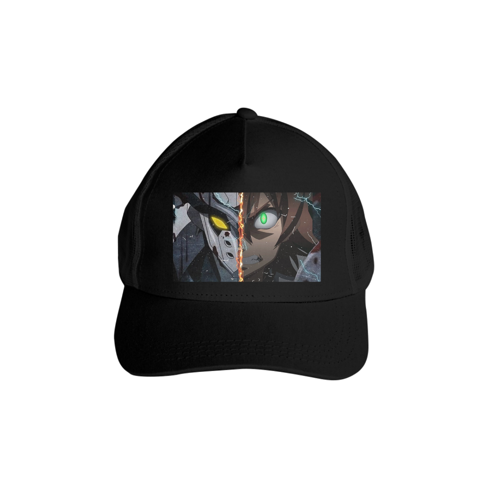 Boné Americano Trucker Aba Curva Anime Akame Ga Kill Tatsumi