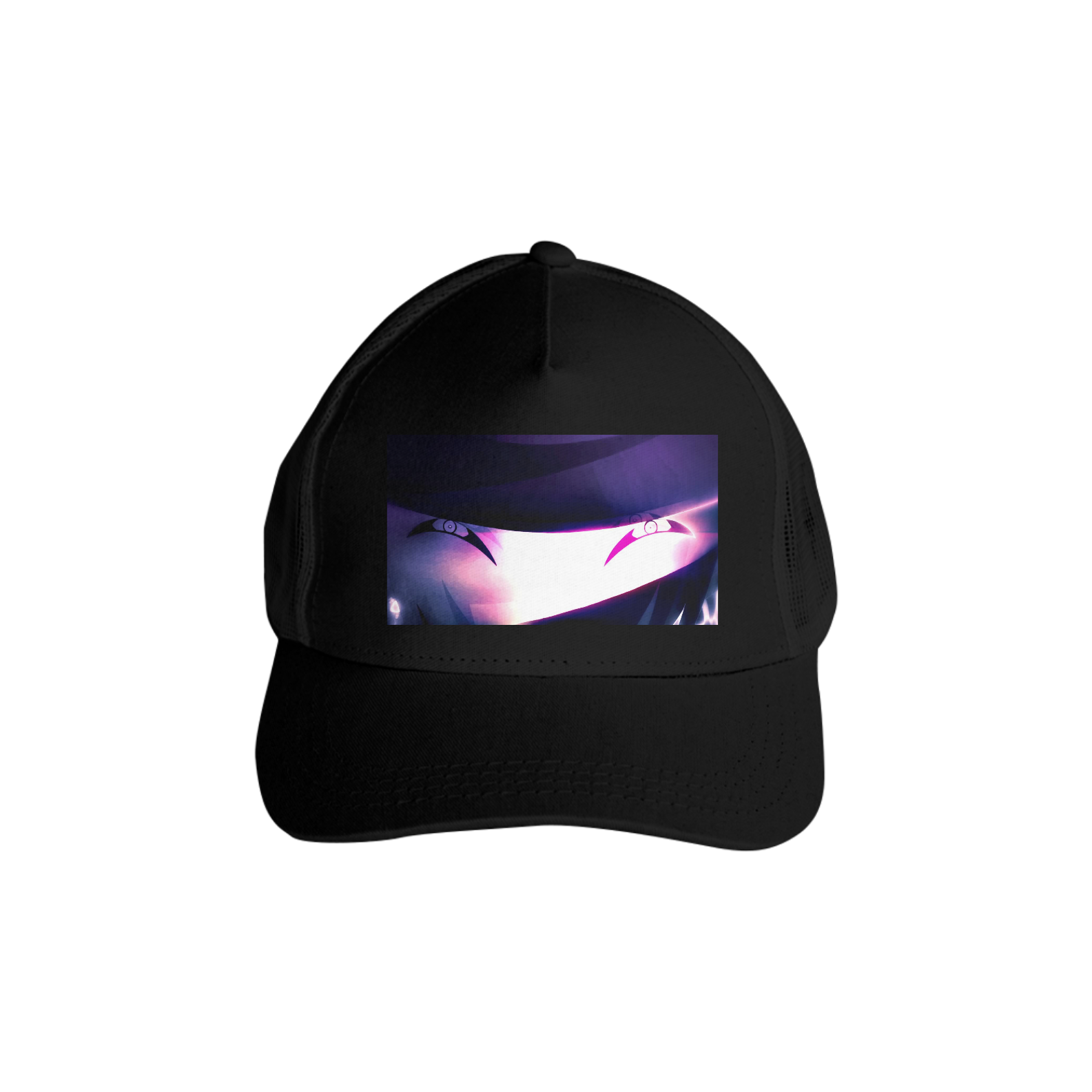 Boné Americano Trucker Aba Curva Anime Black Bullet Kagetane Hiruko