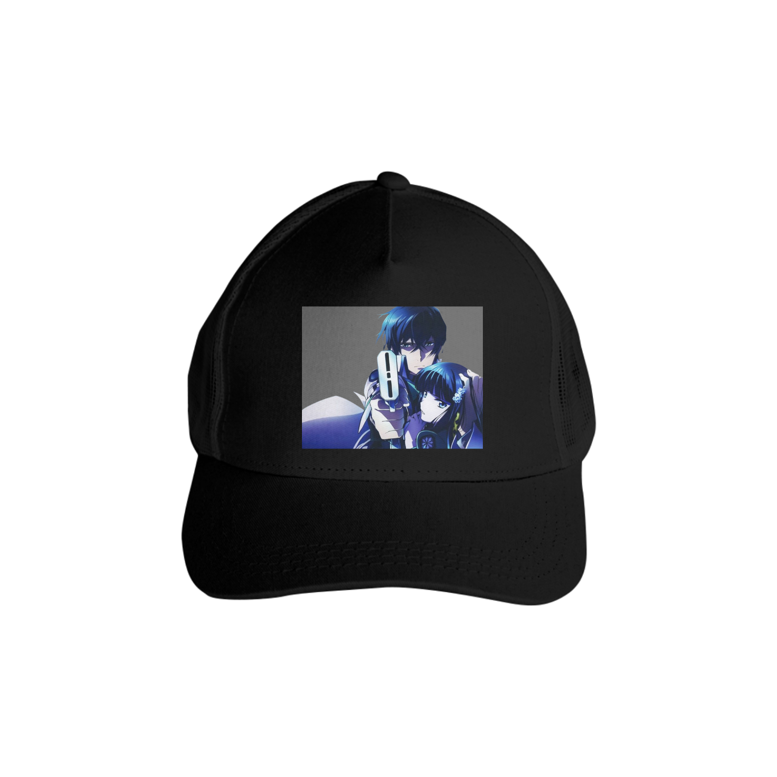 Boné Americano Trucker Aba Curva Anime Mahouka Koukou no Rettousei 