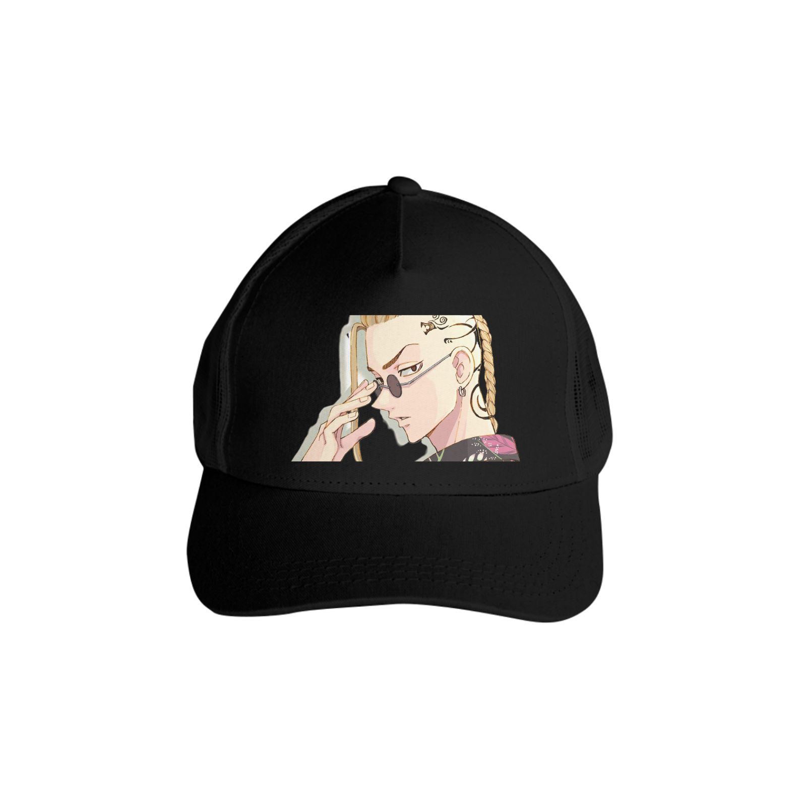 Boné Americano Trucker Anime Aba Curva Anime Tokyo Revengers Draken