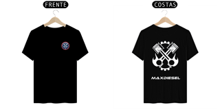 Nome do produto camiseta padrão preta MaxDiesel