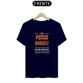 Nome do produto Camiseta Masculina - Tudo posso naquele que me fortalece