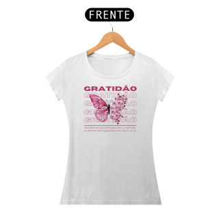 Nome do produto Camiseta Feminina - Gratidão