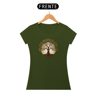 Nome do produto Camiseta Feminina - Árvore da vida