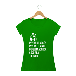 Camisa Baby Long - Inveja de quem acorda cedo pra treina