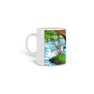 Nome do produto caneca Rudeus e Roxy | mushoku tensei 