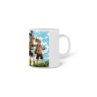 Nome do produto caneca Rudeus e Roxy | mushoku tensei 