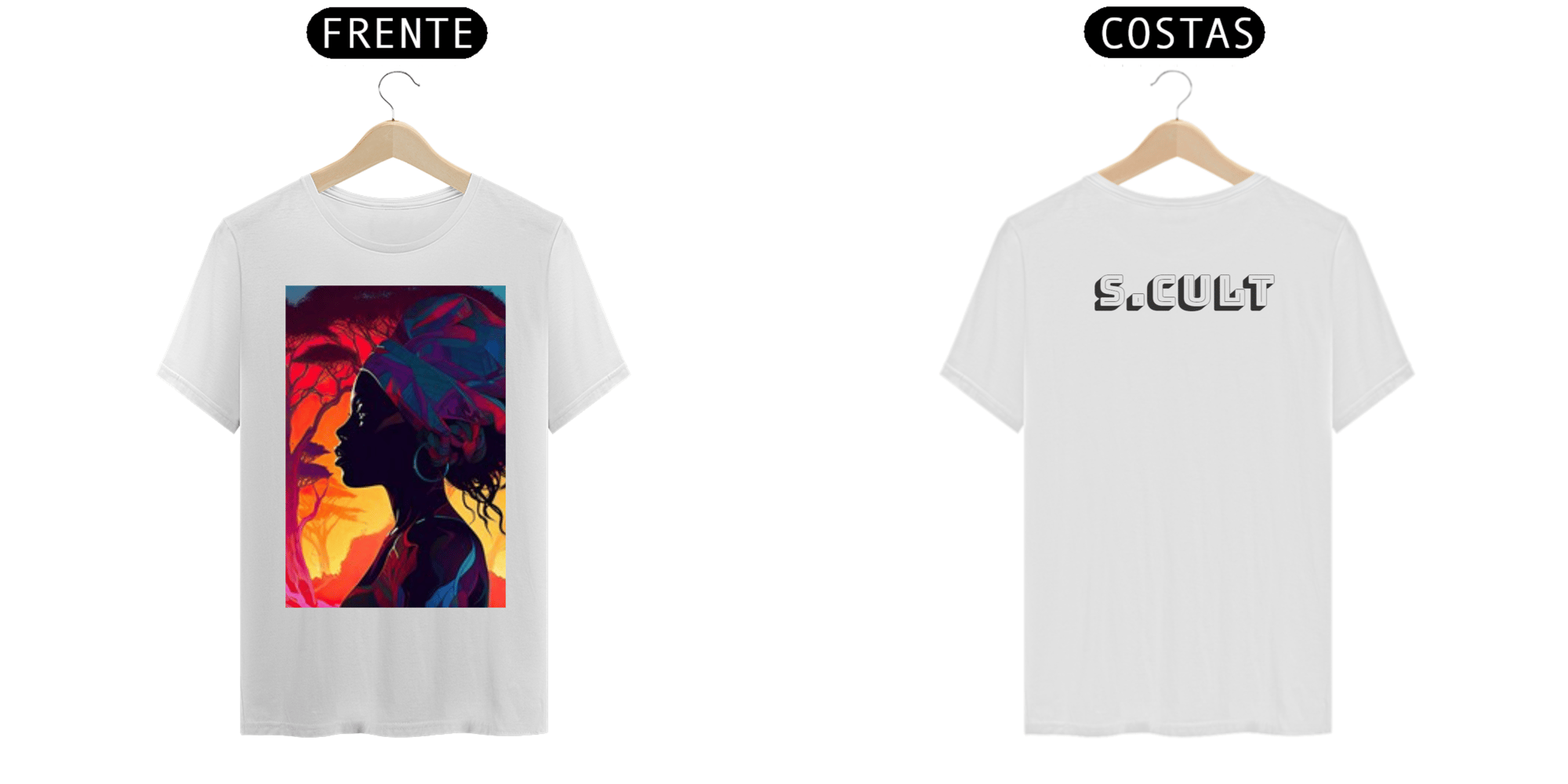 T-Shirt Prime - Coleção Etnias- Africanas