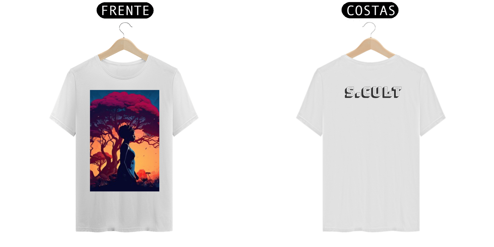 T-Shirt Prime - Coleção Etnias- Africanas