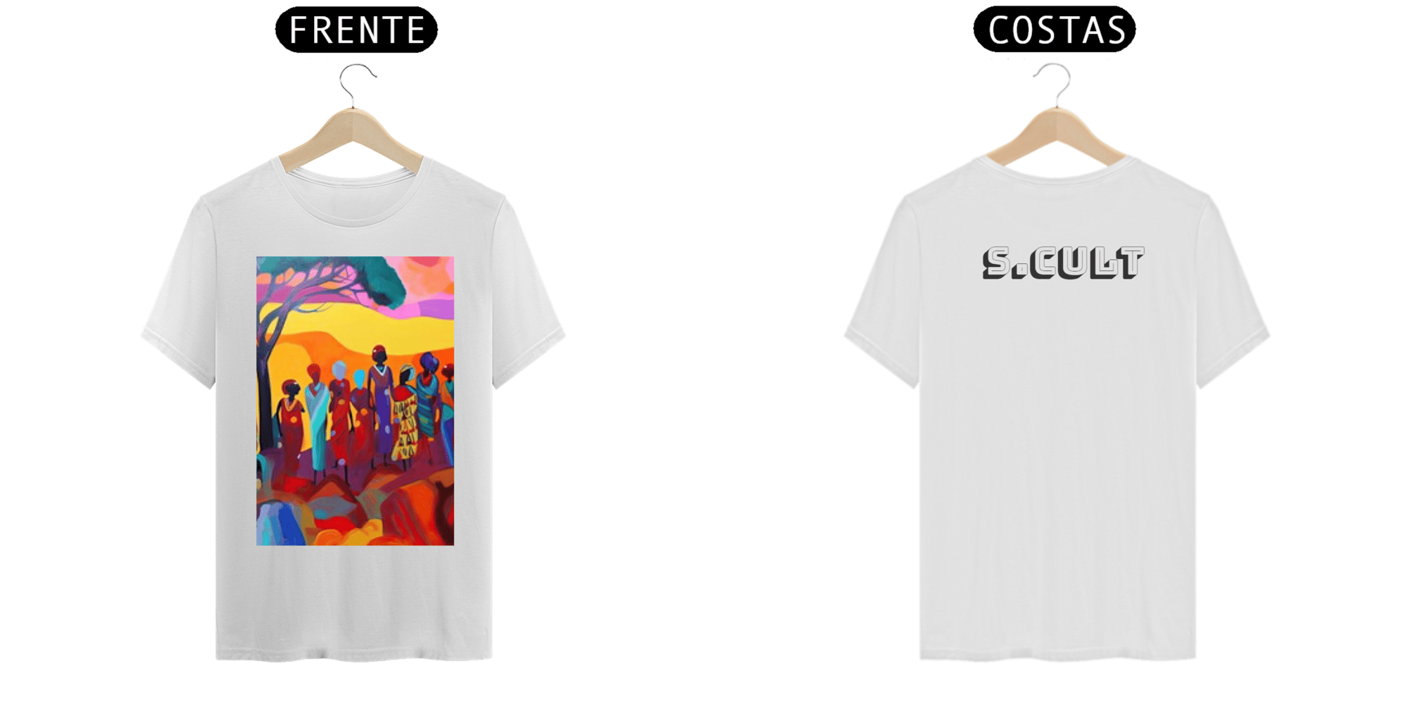 T-Shirt Prime - Coleção Etnias- Africanas