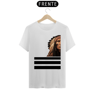 T.Shirt Coleção Etnias- Ref.Nativo Americano - Apache Perfil