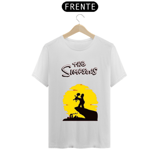 T.Shirt Prime - Coleção The Simpsons - Referência ao Clássico Rei Leão 