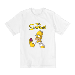 Camiseta Infantil 02 a 08 anos - Coleção Os simpsons