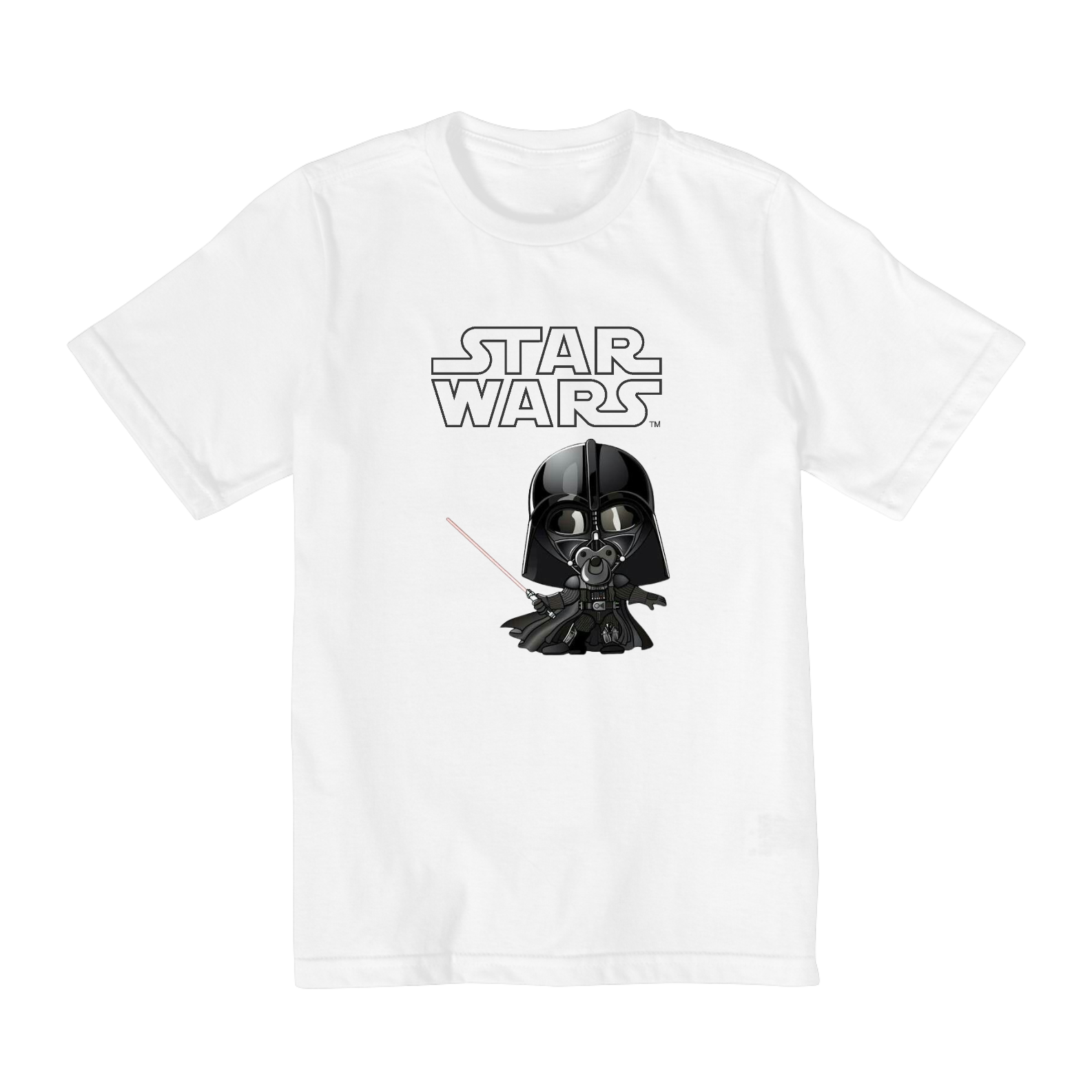 Coleção Star Wars - Camiseta infantil 02 a 08 anos - Darth Vader Baby