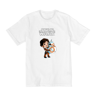 Coleção Star Wars - Camiseta infantil 10 a 14 anos -