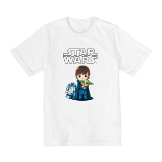 Coleção Star Wars - Camiseta infantil 10 a 14 anos -