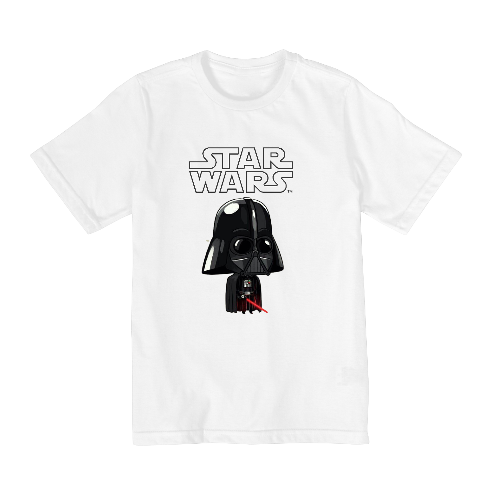 Coleção Star Wars - Camiseta infantil 10 a 14 anos - Darth Vader