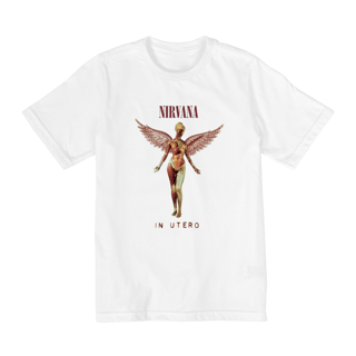 Camiseta Infantil 10 a 14 anos - Bandas - Nirvana In Utero