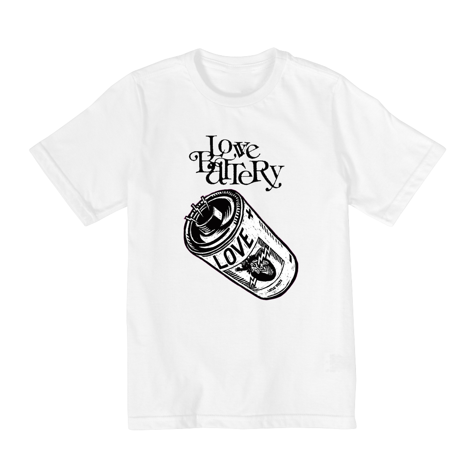 Camiseta Infantil 10 a 14 anos - Bandas - Love Battery