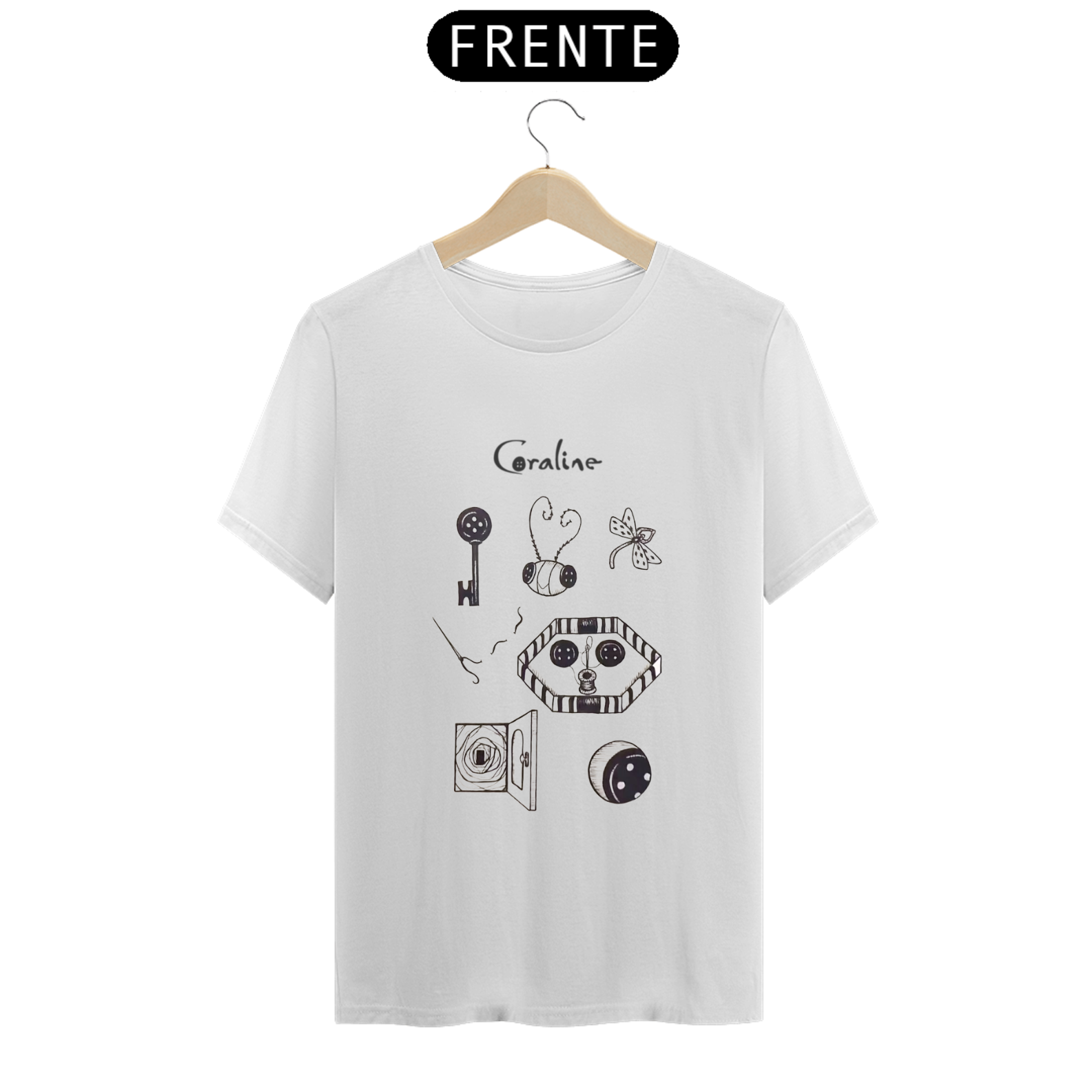 T.Shirt Prime - Coleção Coraline 