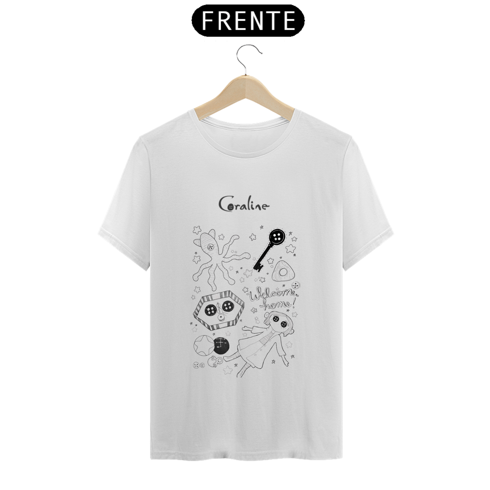 T.Shirt Prime - Coleção Coraline 