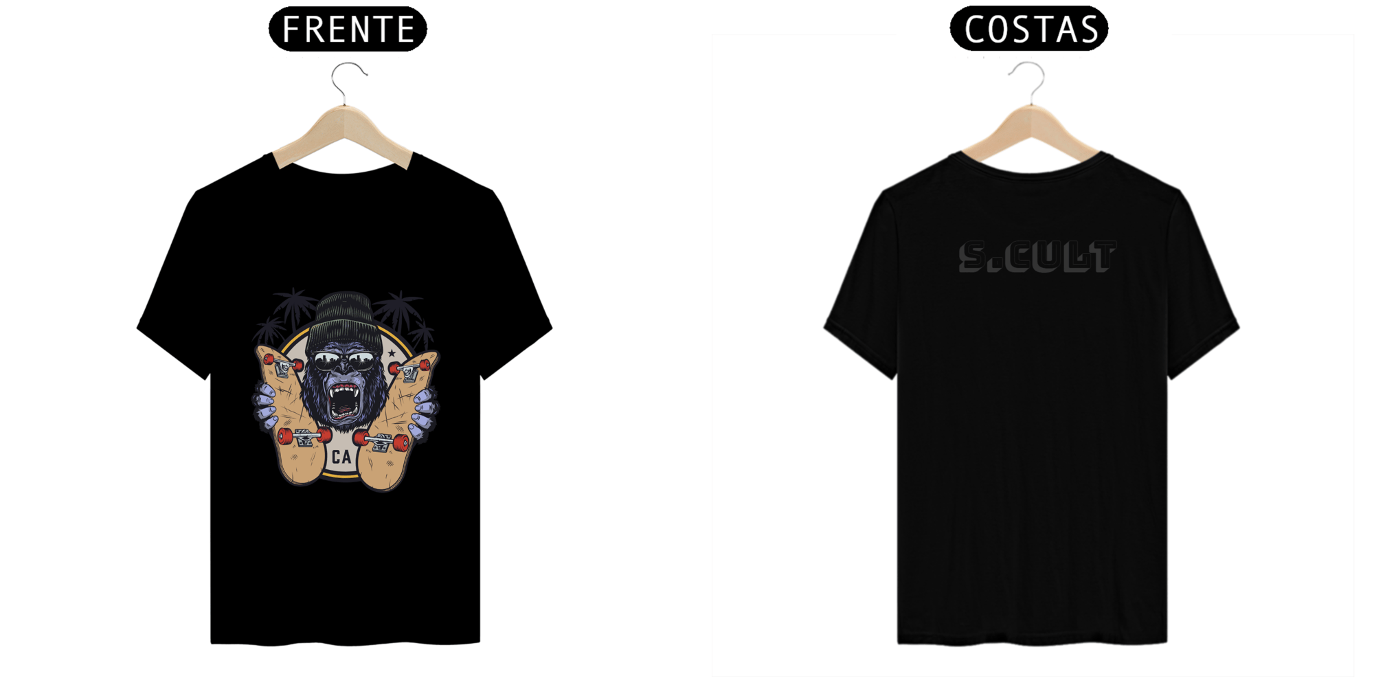 T-Shirt Prime- Coleção Moda Urbana - Streetwear - Estampa Frente e verso