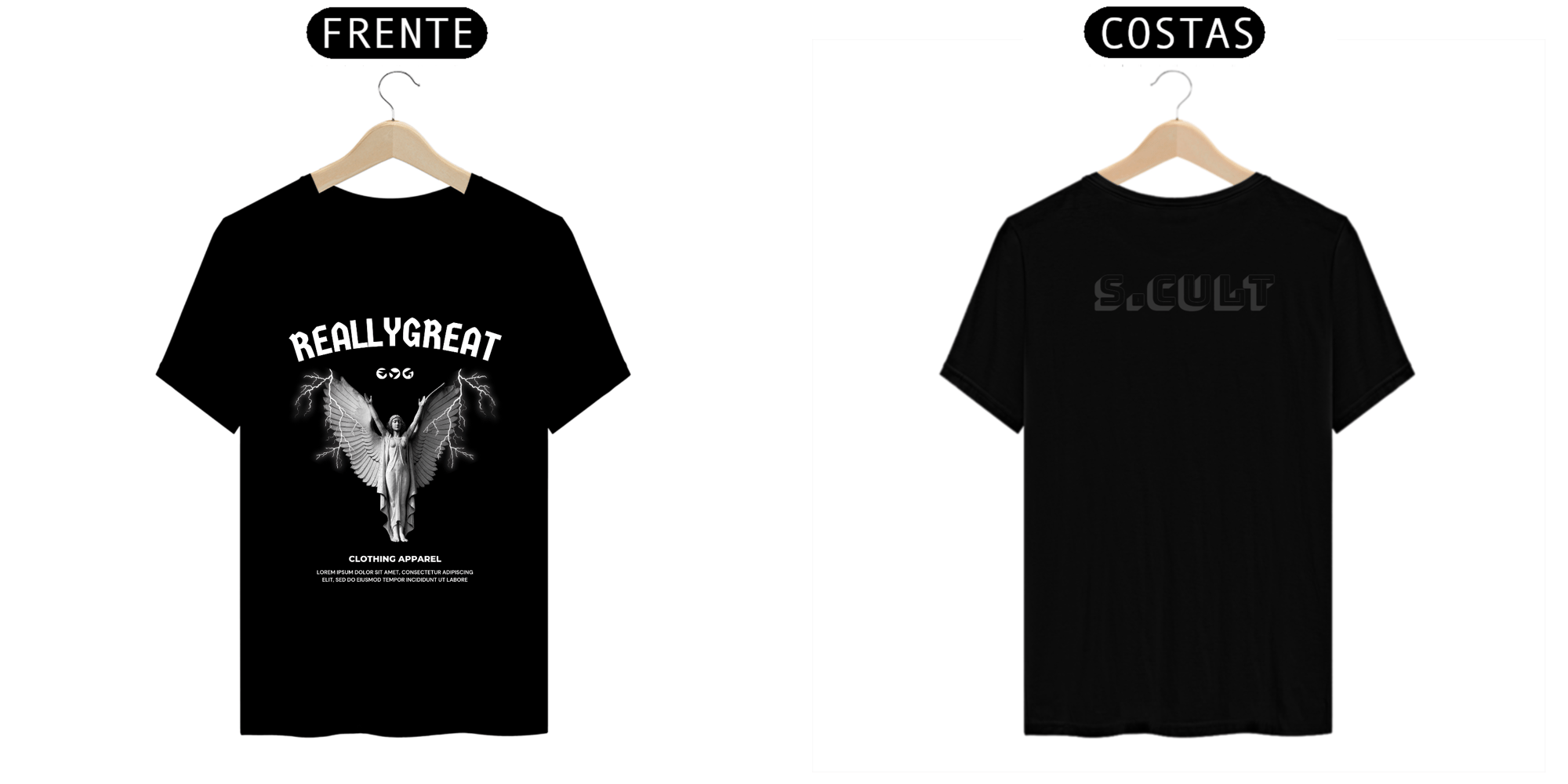 T-Shirt Prime- Coleção Moda Urbana - Streetwear - Estampa Frente e verso