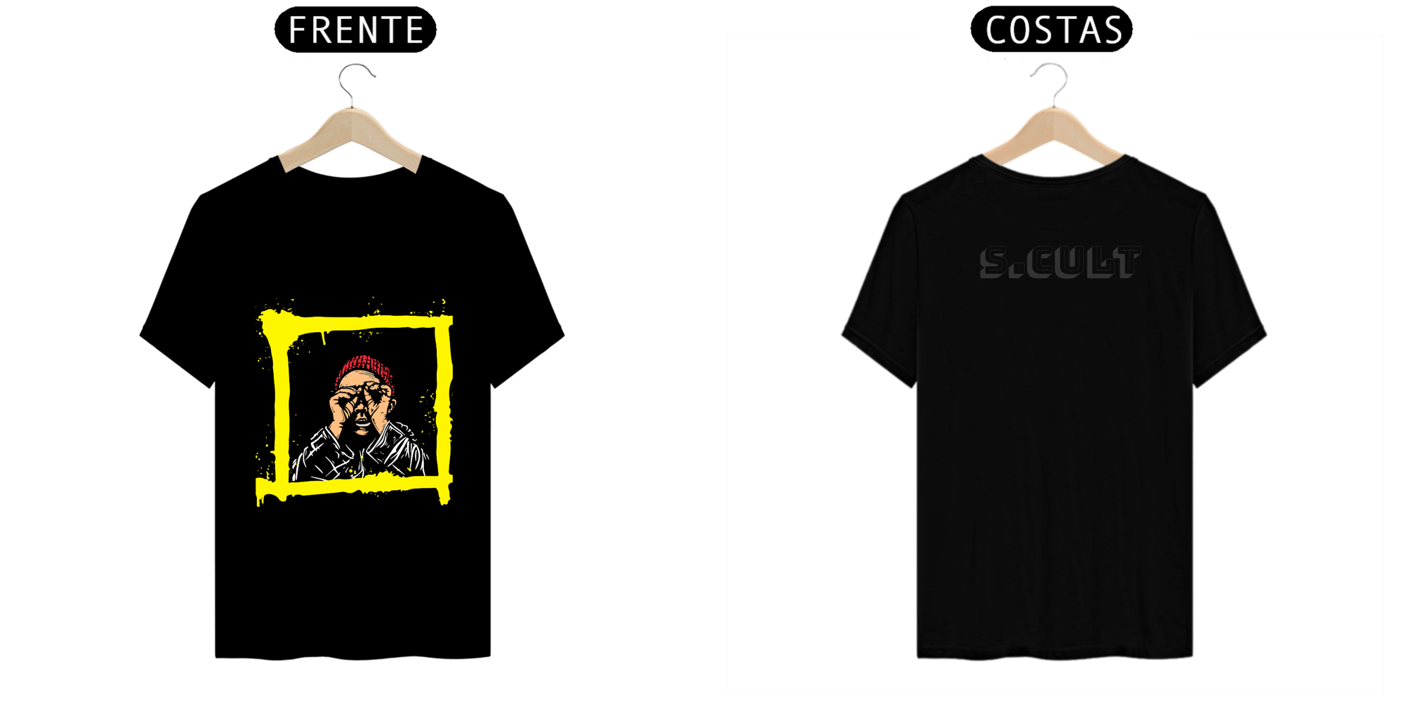 T-Shirt Prime- Coleção Moda Urbana - Streetwear - Estampa Frente e verso