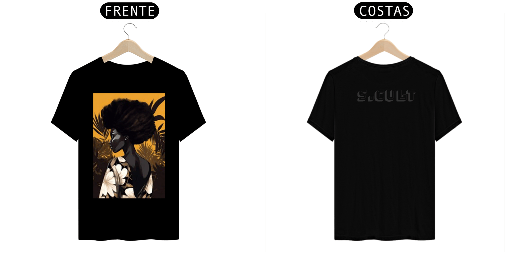 T-Shirt Prime - Coleção Etnias- Africanas