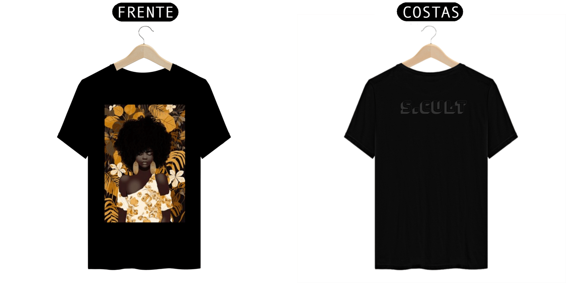 T-Shirt Prime - Coleção Etnias- Africanas