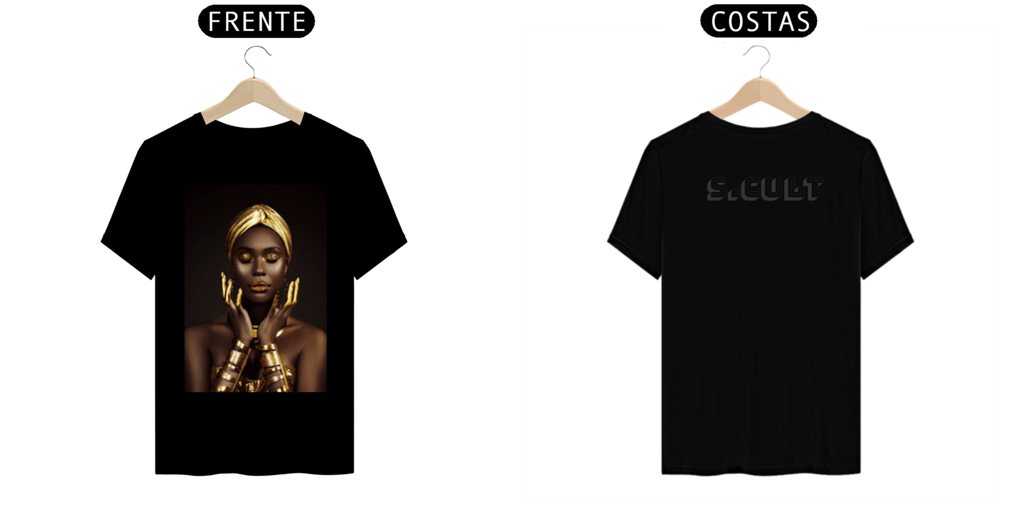 T-Shirt Prime - Coleção Etnias- Africanas - Beleza Africana