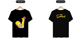 T.Shirt Prime - Coleção The Simpsons - Homer e o Donuts