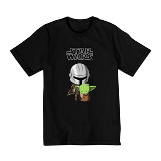 Coleção Star Wars - Camiseta infantil 02 a 08 anos - 